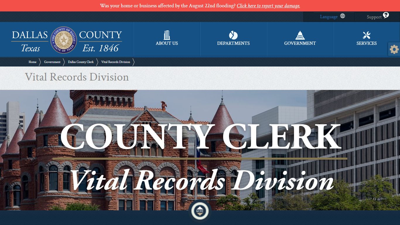 County Clerk | Vital Records Division - Home - Dallas County